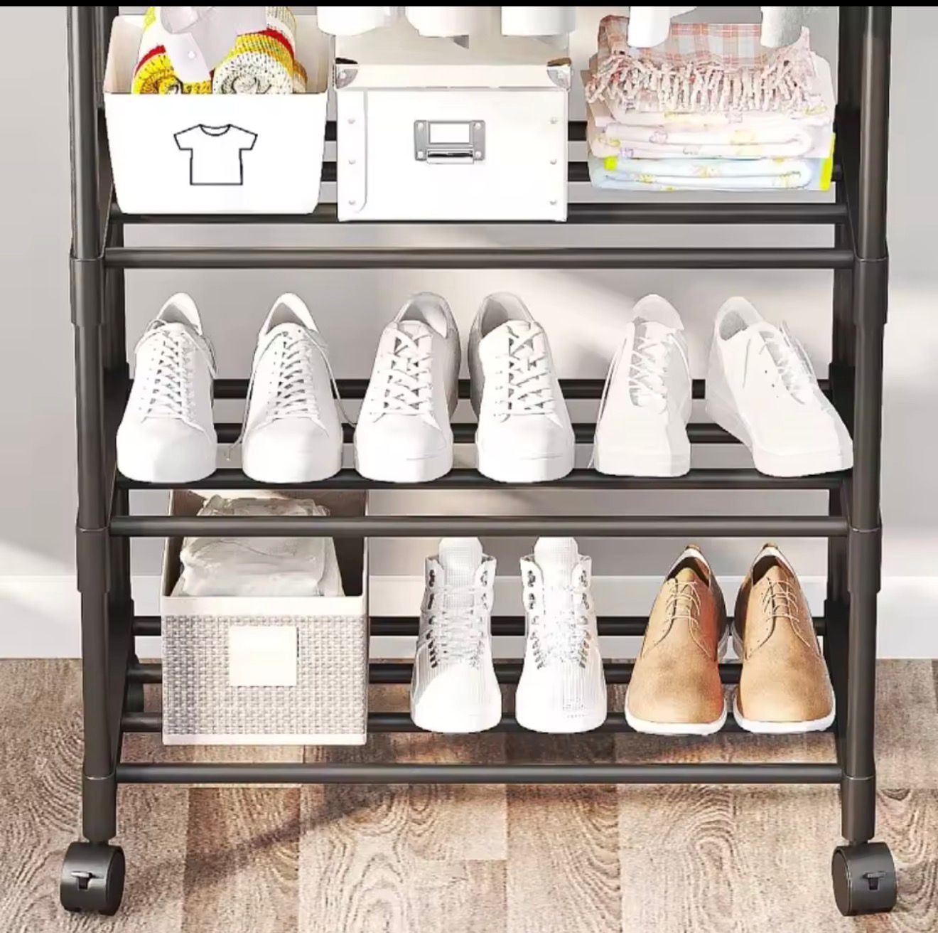 Multifunctional Metal Clothes Rack