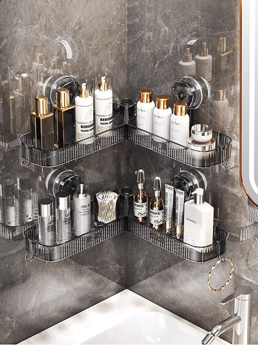 Plexi Bathroom Organizing Shelf Corner