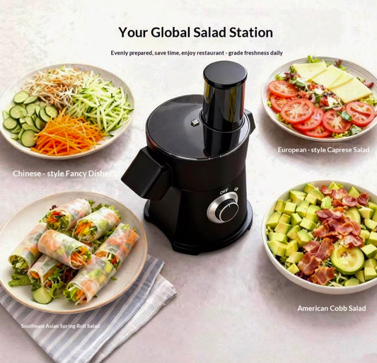 8-in-1 Electric Vegetable Chopper & Slicer