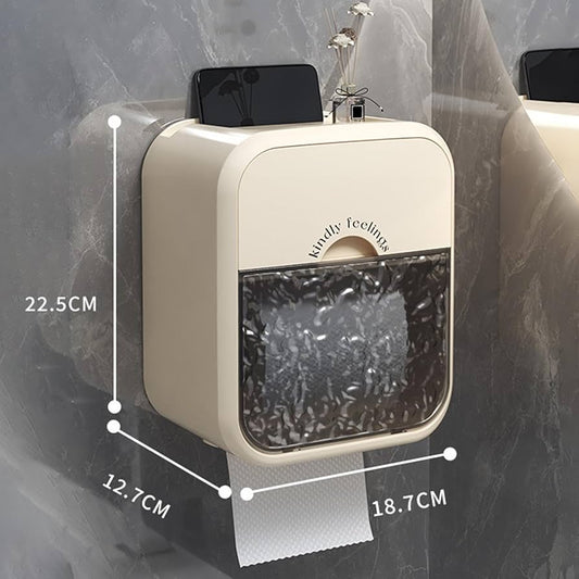 Wall-mounted toilet paper dispenser