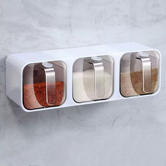 Wall-Mounted Seasoning Box Spice Jar
