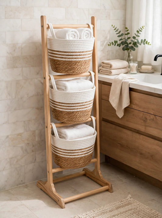 3-Tiers Wooden Storage Stand