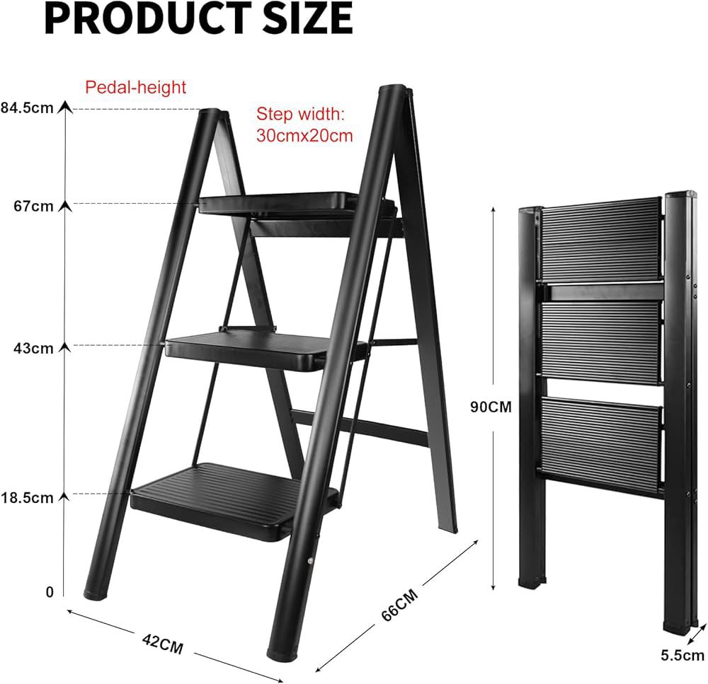 3-Step Folding Ladder