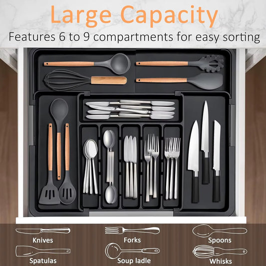 Expandable Cutlery Drawer Organizer