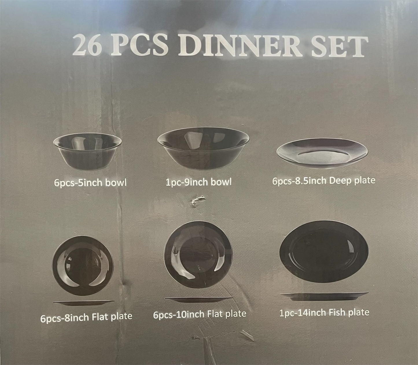 GEBE 26 Pieces Dinner Set