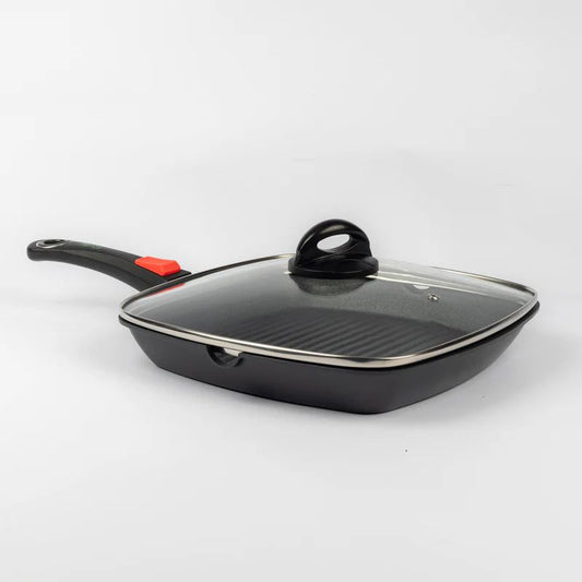 GEBE Die-Casting Venus Square Grill Pan W/L