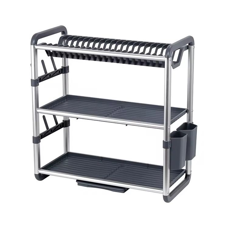 GEBE Plastic and Stainless Steel Dish Rack