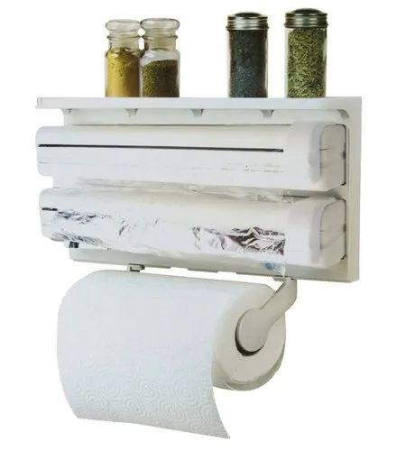 Wall-Mounted Triple Paper Dispenser