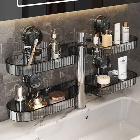 Plexi Bathroom Organizing Shelf Corner