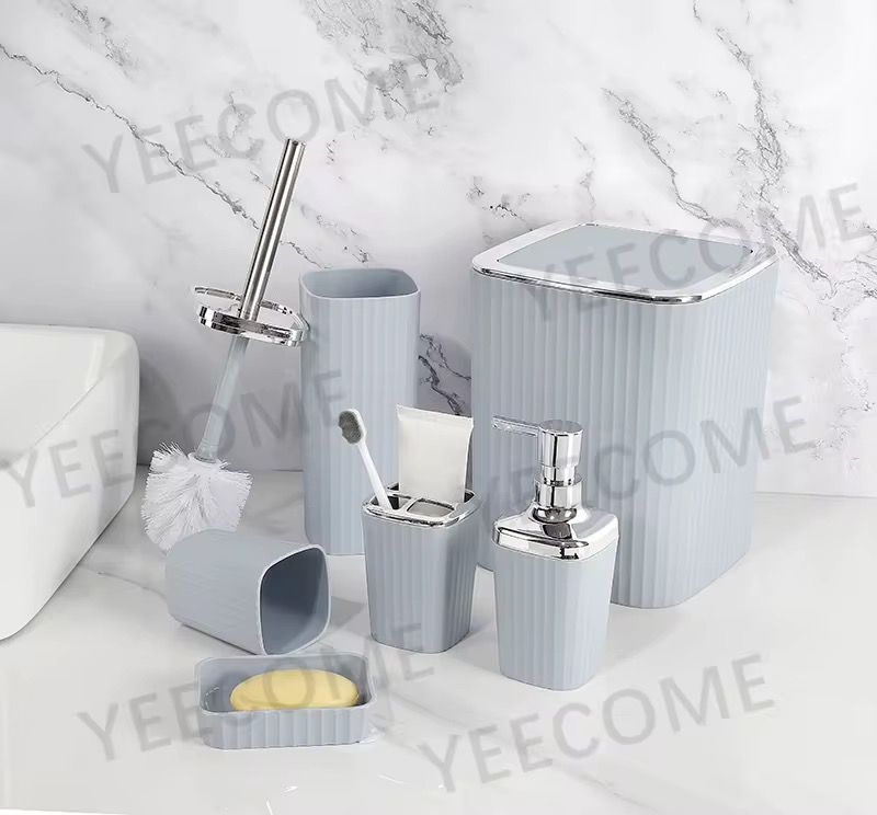 Luxury Decoration Toilet Set 6 Pieces
