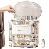 Clear Cosmetic Storage with Lid