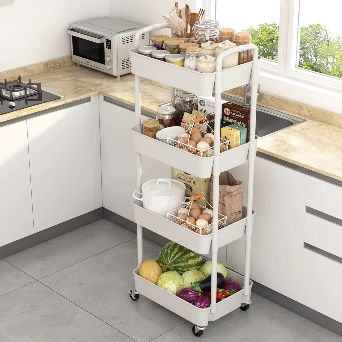 4-Tier Utility Cart