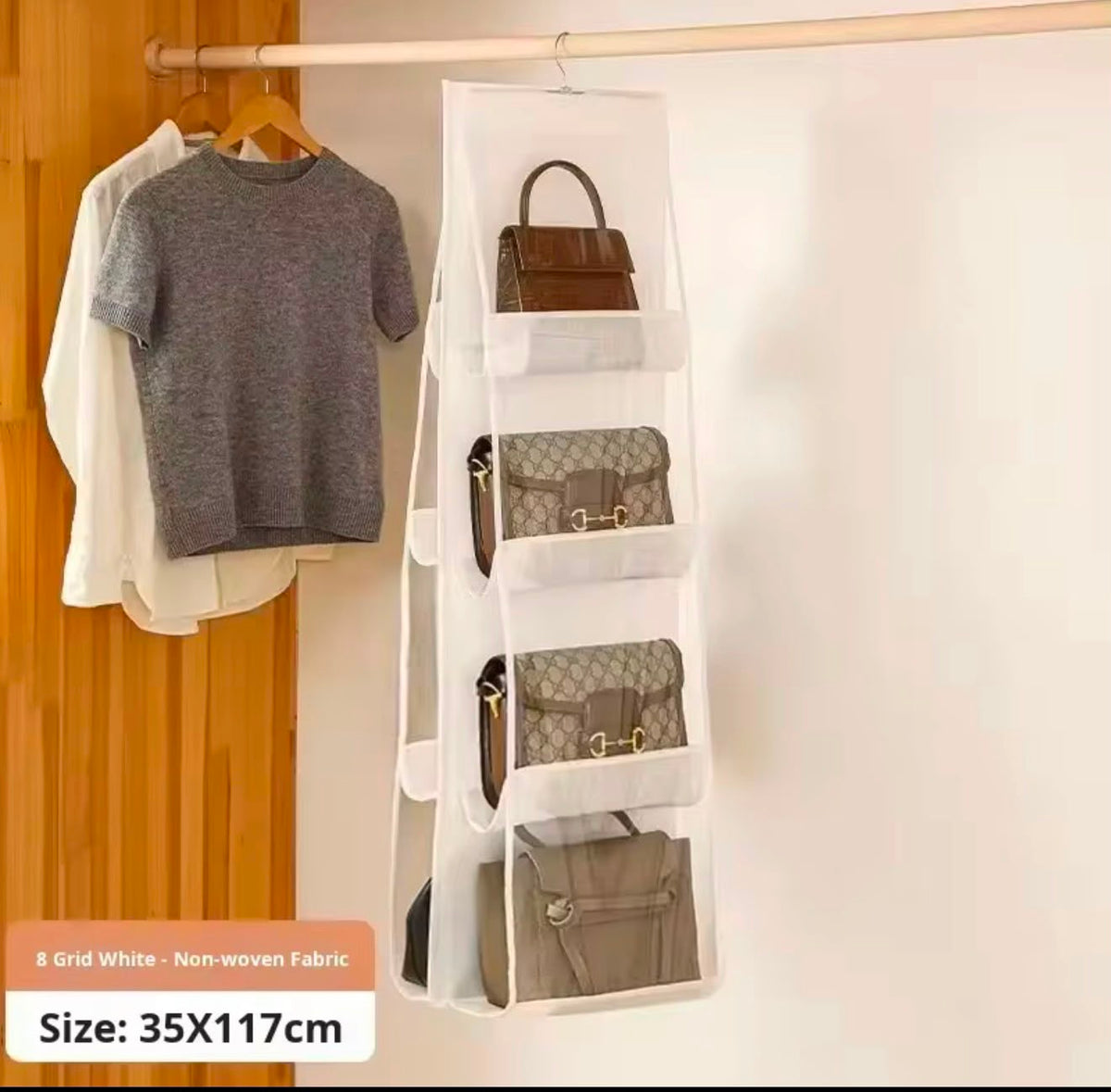 Hanging Handbag Organizer