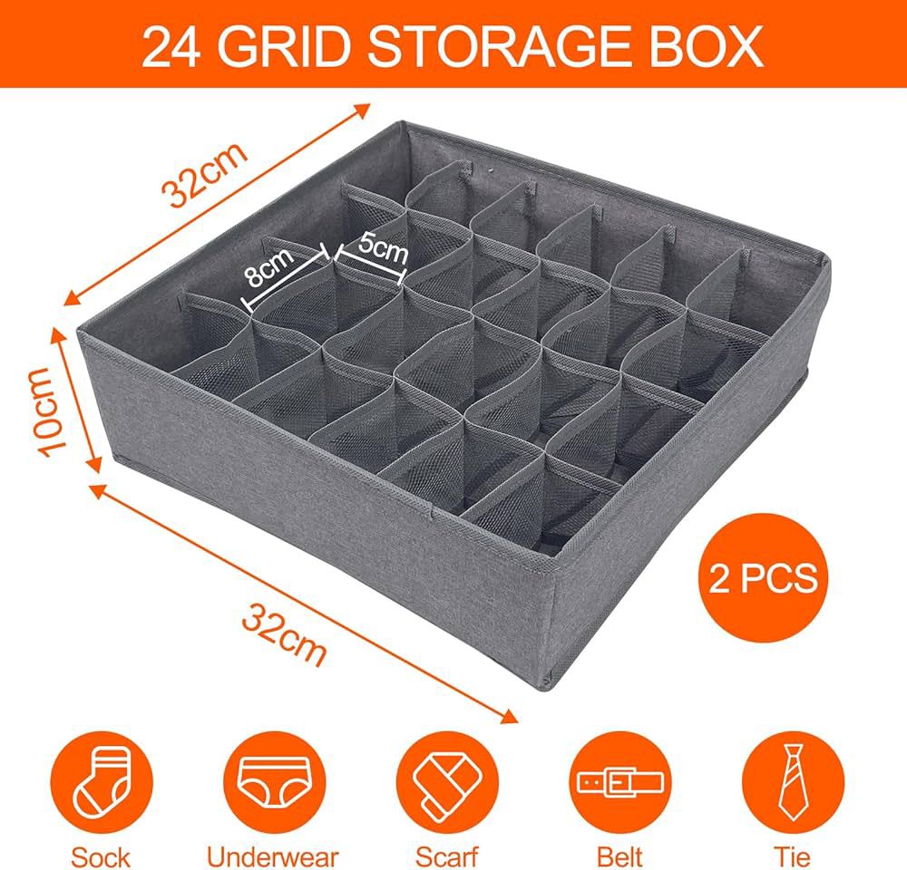 24 Grid Storage Box