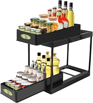 2-Tiered kitchen storage rack