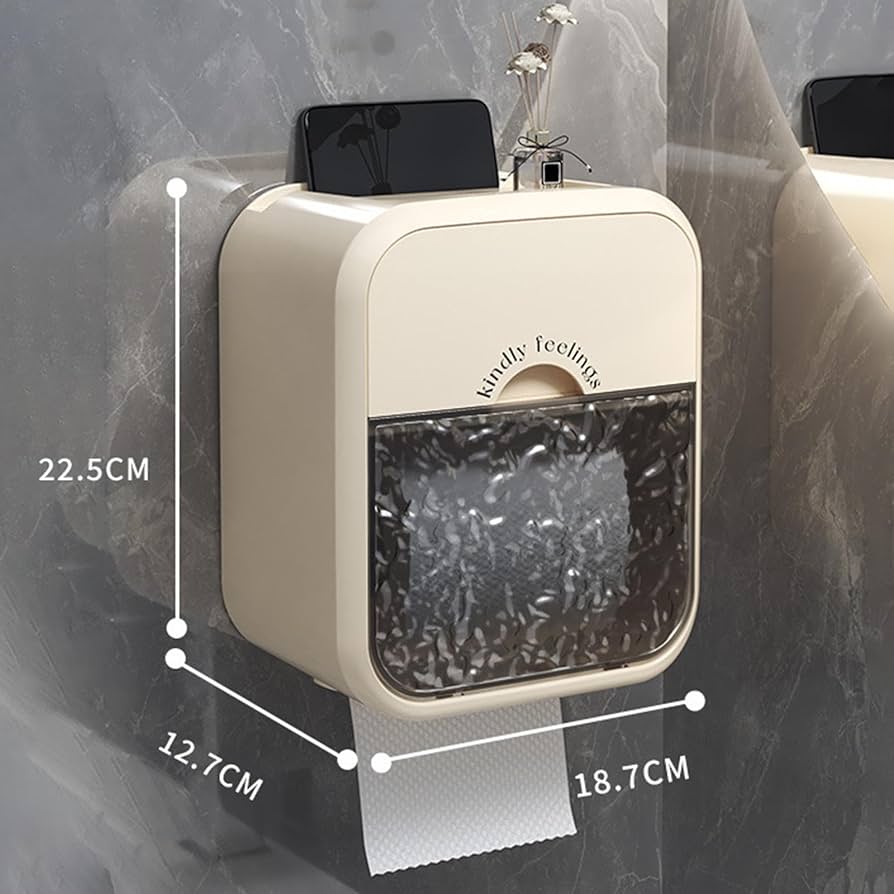 Wall-mounted toilet paper dispenser