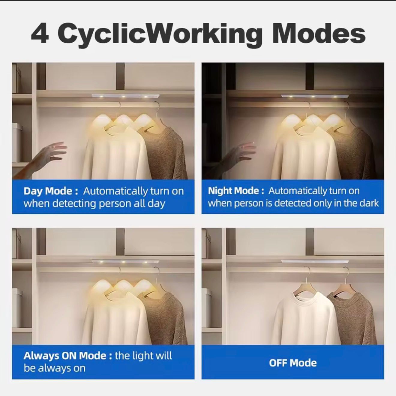 Wireless LED Light Sensor Strips