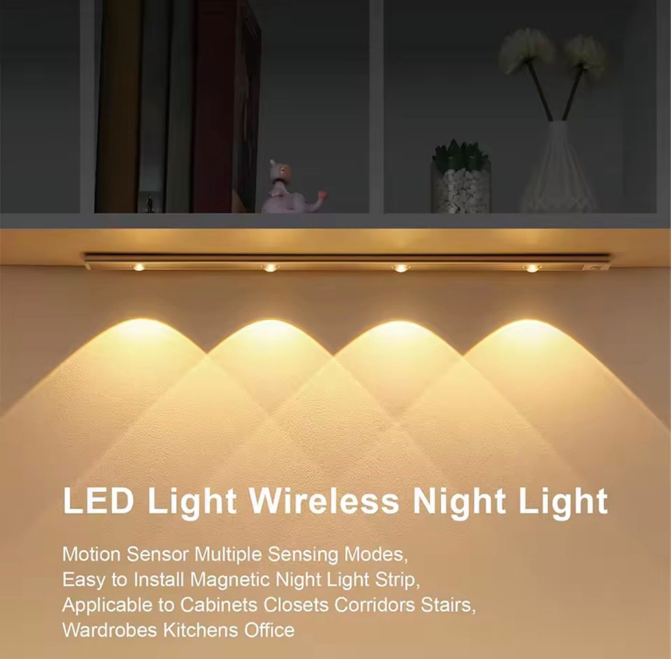 Wireless LED Light Sensor Strips