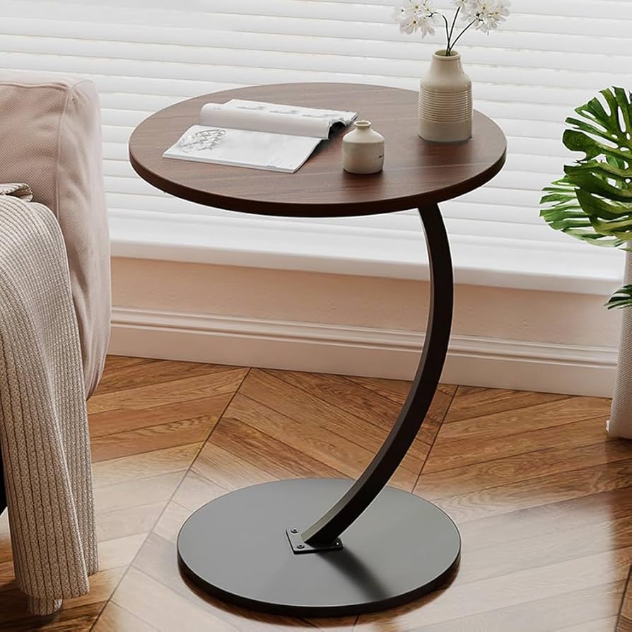 C Shaped Side Table