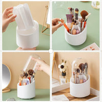 Rotating Makeup Brushes Holder