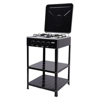 Boko 4 Burner Gas Stove with Shelves