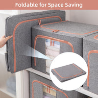 Zippered Storage Boxes Medium ( 66L )