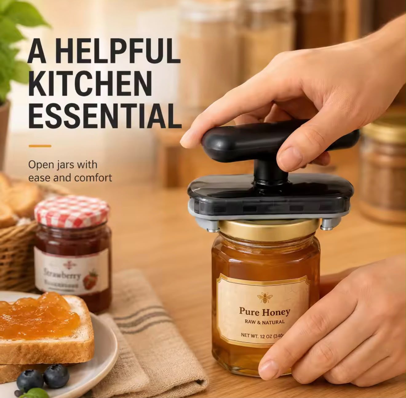 Jar And Bottle Opener