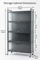 5-Tier Kitchen Storage Cabinet