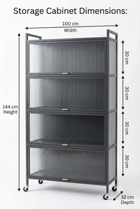 5-Tier Kitchen Storage Cabinet