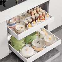Extendable Pull-Out Cabinet Organizer