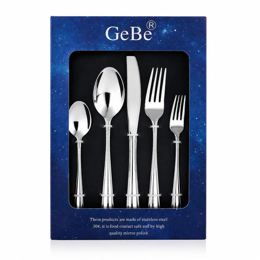 GeBe 32-Piece Stainless Steel Cutlery Set