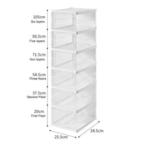 Clear Shoe Storage Organizer