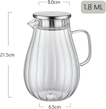 Clear Glass Pitcher