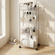 4-Tier Clear Acrylic Storage Cart
