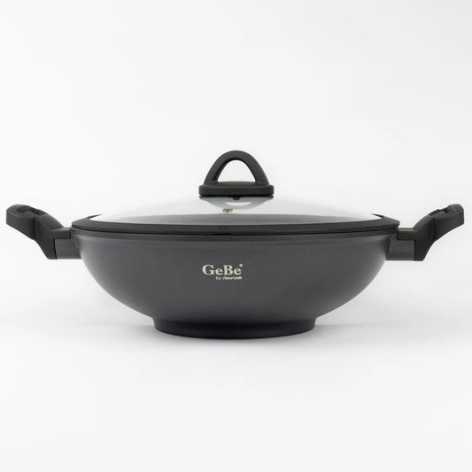 GEBE Die-Casting Wok with Lid