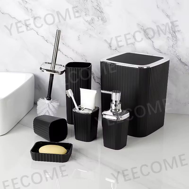 Luxury Decoration Toilet Set 6 Pieces