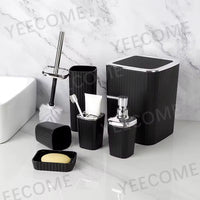 Luxury Decoration Toilet Set 6 Pieces