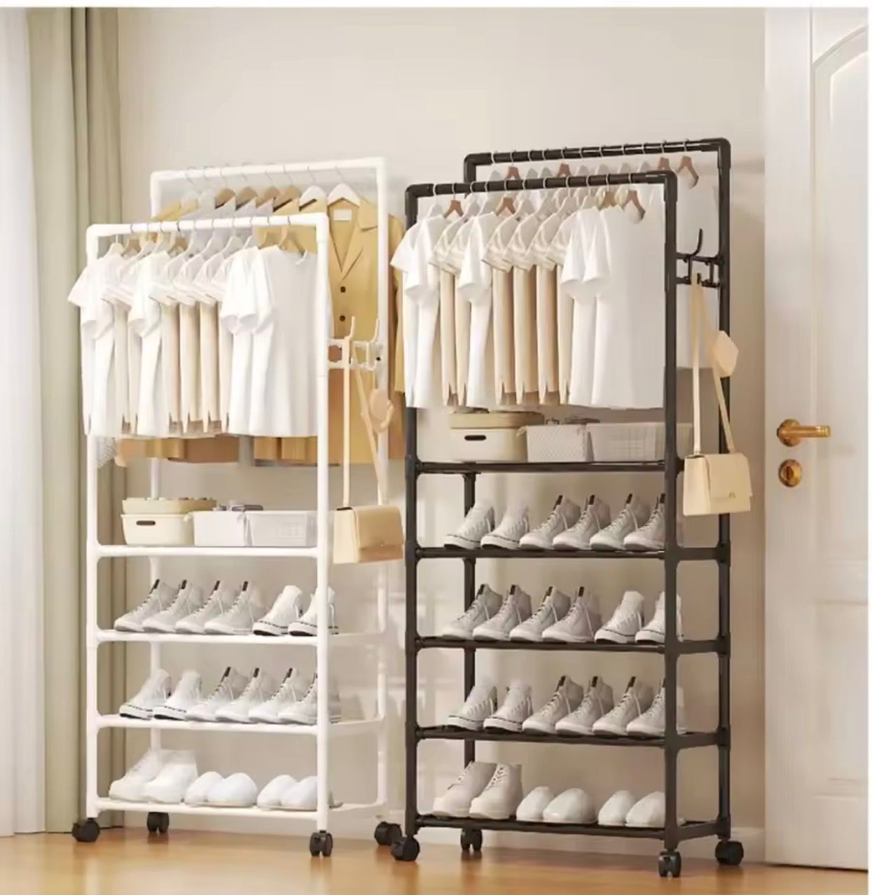 Multifunctional Metal Clothes Rack