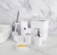 Luxury Decoration Toilet Set 6 Pieces