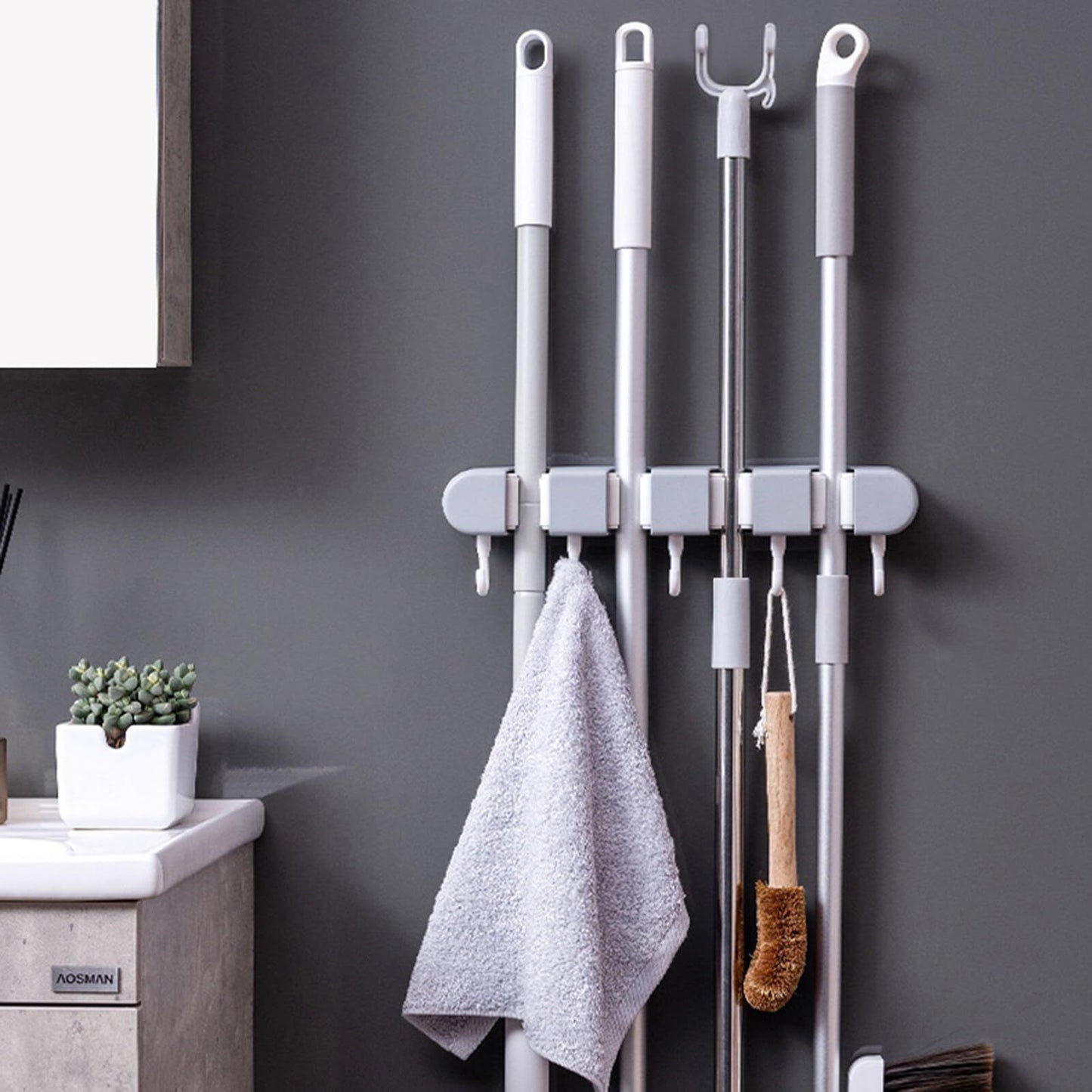 Wall Mounted Mop Holder