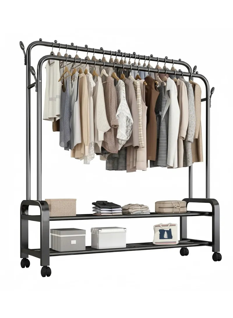 Double Pole Clothes Hanger