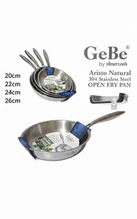 GEBE Stainless Steel Fry Pan