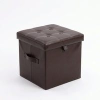 Folding Storage Ottoman Cube