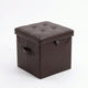 Folding Storage Ottoman Cube
